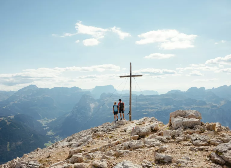 Gipfel der 4 Peaks Wanderung im Alta Badia