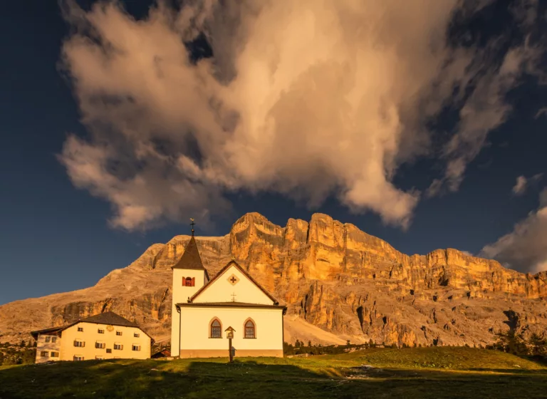 Vista montagna in Alta Badia, Santa Croce