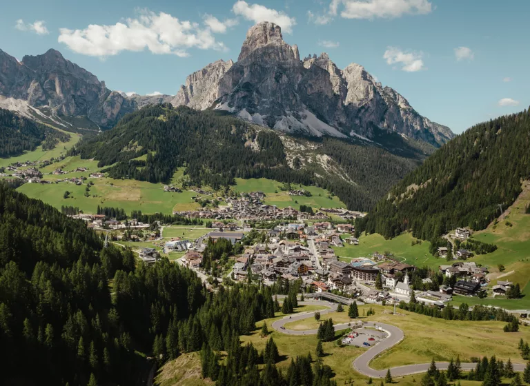 Blick über Corvara