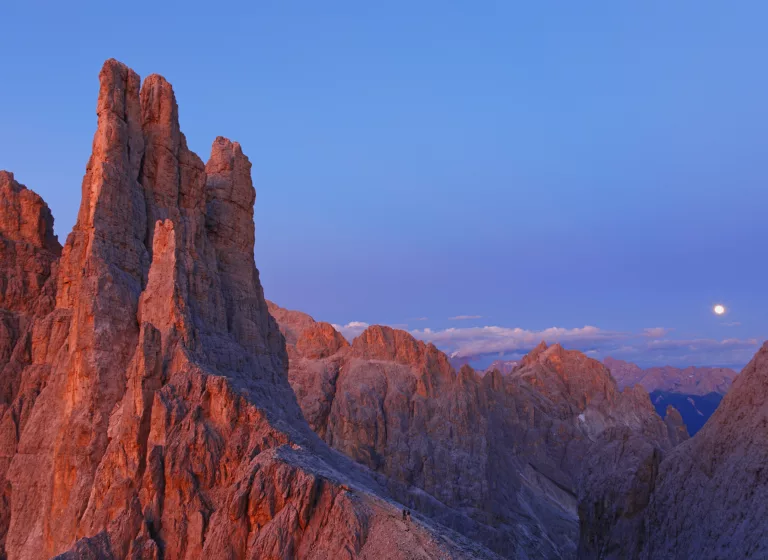 Sonnenuntergang im Val di Fassa