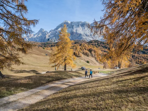 Herbstwanderung in den Dolomiten
